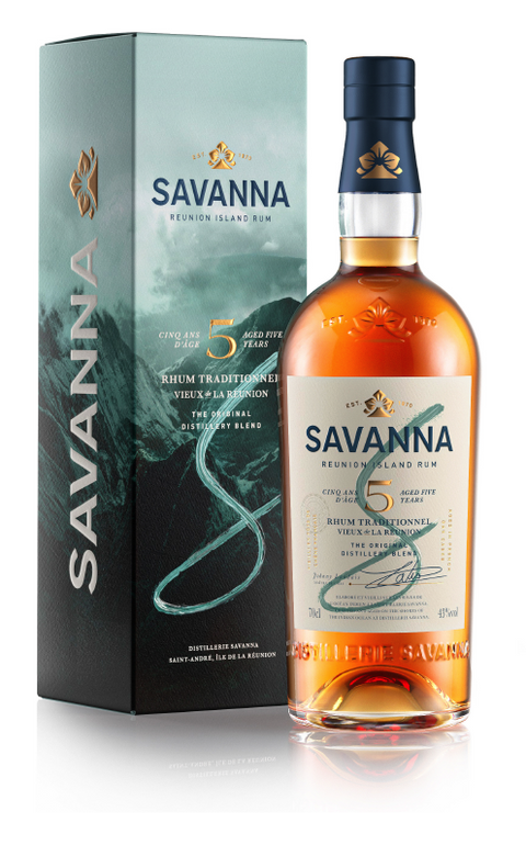 Rhum Traditionnel Vieux de la Réunion 5 ans - Savanna